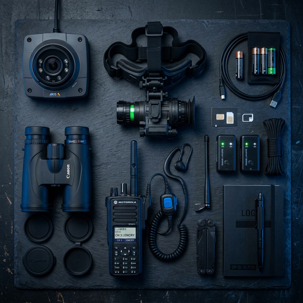 Professional surveillance equipment